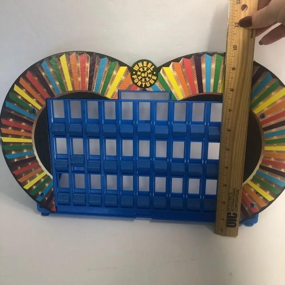wheel of fortune 1985 junior edition replacement letter board stand pressman‎